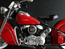 Guiloy 1948 Indian Chief Motorcycle 16 Scale Model Bike Collection