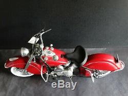 Guiloy 1948 Indian Chief Motorcycle 16 Scale Model Bike Collection