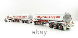 Highway Replicas 12017 Kenworth SAR Truck Tanker Road Train Red North Scale 164