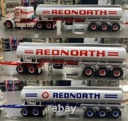 Highway Replicas Rednorth Tanker Road Train 164 Scale Model Truck Trailer Dolly