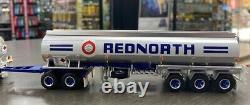 Highway Replicas Rednorth Tanker Road Train 164 Scale Model Truck Trailer Dolly