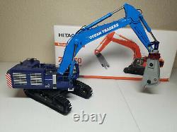 Hitachi ZX870 Excavator with Shear Ocean Traders WSI 150 Scale #02-1329 New