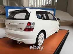 Honda Civic Ep3 Type R Championship White 1.18 Scale Extremely Rare RHD