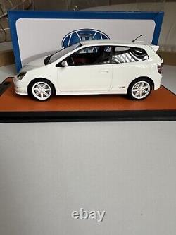 Honda Civic Ep3 Type R Championship White 1.18 Scale Extremely Rare RHD