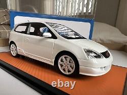 Honda Civic Ep3 Type R Championship White 1.18 Scale Extremely Rare RHD