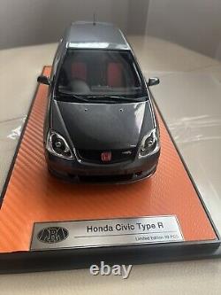 Honda Civic Ep3 Type R Facelift Cosmic Grey 1.18 Scale Extremely Rare