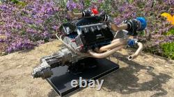 Hoonicorn ford mustang K. Block 16 scale hand build twin turbo engine
