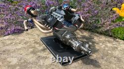 Hoonicorn ford mustang K. Block 16 scale hand build twin turbo engine