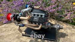 Hoonicorn ford mustang K. Block 16 scale hand build twin turbo engine