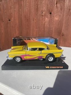 Hot Wheels Collectibles 1/18 Scale Custom'57 Chevy Gold Metallic MT0897 Diecast