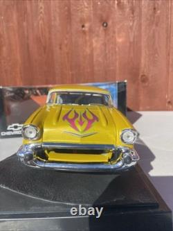 Hot Wheels Collectibles 1/18 Scale Custom'57 Chevy Gold Metallic MT0897 Diecast