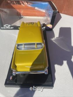 Hot Wheels Collectibles 1/18 Scale Custom'57 Chevy Gold Metallic MT0897 Diecast