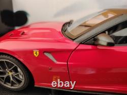 Hot Wheels Elite 1/18 Scale Diecast T6925 Ferrari 599 GTO Red / Grey roof