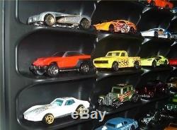 Hotwheels Display Case Matchbox 1/64 Scale Clear Collect Dust Cover 65 Cars View
