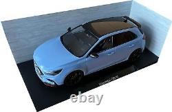 Hyundai i30N in performance blue, 118 scale model from Model Car Group, 18374