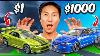 I Unbox 1 Vs 1000 Model Cars