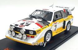 IXO 1/18 Scale 18RMC025A Audi Sport Quattro S1 #2 Monte Carlo Rally 1986