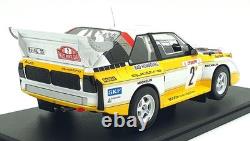 IXO 1/18 Scale 18RMC025A Audi Sport Quattro S1 #2 Monte Carlo Rally 1986