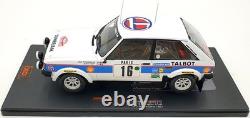 IXO 1/18 Scale 18RMC095A Talbot Sunbeam Lotus #16 RMC 1981 G. Frequelin