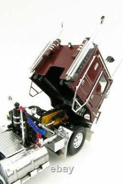 Iconic Replicas Kenworth K100G 6x4 Prime Mover Burgundy Scale 150