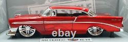 Jada 1/18 Scale Diecast 90104 1956 Chevrolet Bel Air Red Flames