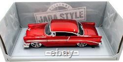 Jada 1/18 Scale Diecast 90104 1956 Chevrolet Bel Air Red Flames
