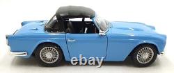 Jadi 1/18 Scale Diecast DC24924F Triumph TR4 Roadster Blue