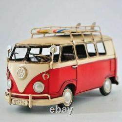 Jayland USA Large scale Tin Plate Samba Bus With Surf Boards Gift Home Decor Art