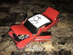 John Carpenter Signed 118 Scale Car Christine Horror Movie 1958 Plymouth Fury +