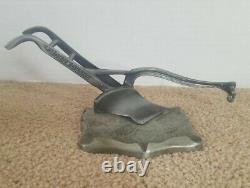 John Deere Walking Plow Metal art Rare Model scale Salesman Sample