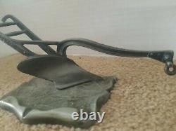 John Deere Walking Plow Metal art Rare Model scale Salesman Sample