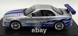 Joyride 1/18 Scale 33547 Fast & Furious 33447 2001 Nissan Skyline Silver Blue