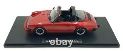 KK 1/18 Scale Diecast KKDC180841 1983 Porsche 911 SC Targa Dark Red