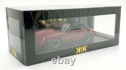 KK 1/18 Scale Diecast KKDC180841 1983 Porsche 911 SC Targa Dark Red
