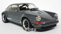 KK 1/18 Scale Porsche 911 Singer Coupe Light Grey 964 930 Diecast Model Car
