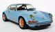 Kk 1/18 Scale Porsche 911 Singer Coupe Light Blue 964 930 Diecast Model Car