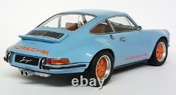 KK 1/18 Scale Porsche 911 Singer Coupe Light blue 964 930 Diecast Model Car