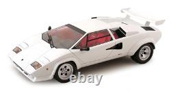 KK Scale 1/12 LAMBORGHINI COUNTACH LP 5000S QV WHITE 1985 (OPENING DOORS/BONNET)