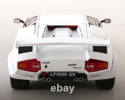 KK Scale 1/12 LAMBORGHINI COUNTACH LP 5000S QV WHITE 1985 (OPENING DOORS/BONNET)