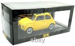 KK Scale 1/12 Scale Diecast KKDC120034 Fiat 500 F 1968 Yellow