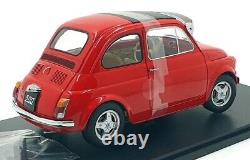 KK Scale 1/12 Scale Diecast KKDC120061 Fiat 500 F 1968 Custom Red