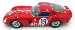 KK Scale 1/12 Scale KKDC120125 Ferrari 250 GTO #19 Le Mans 1962 Red