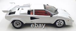 KK Scale 1/12 Scale KKDC120142 Lamborghini Countach LP 5000S QV 1985 White