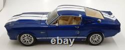KK Scale 1/12 Scale KKDC120174 1967 Ford Mustang Shelby GT500 Blue/White