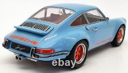 KK Scale 1/18 Scale Diecast 180441 2014 Porsche 911 By Singer Coupe Blue