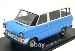 KK Scale 1/18 Scale Diecast KKDC180464 Ford Transit 1965-70 Van Blue/White