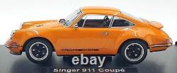 KK-Scale 1/18 Scale KKDC180443 Singer Porsche 911 Coupe Orange