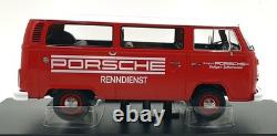 KK Scale 1/18 Scale KKDC181364 1972 VW T2b Bus Porsche Racing Team Red