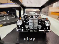 KK Scale Models Mercedes-Benz 300 SC Cabriolet 1957 Black 1/18 DieCast Model^Car