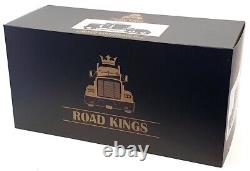 KK Scale Road Kings 1/18 Scale RK180085 1967 Peterbilt 359 Tractor Truck Black